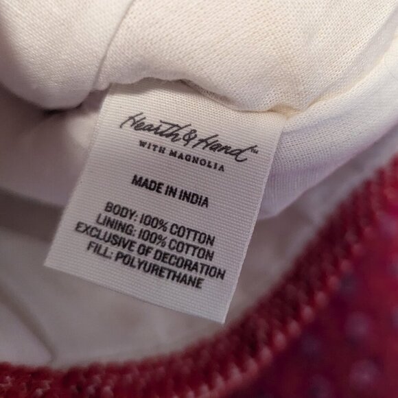 NWOT Hearth & Heart Magnolia Holiday Christmas Stocking Pom Horizontal Stripe - Picture 3 of 4